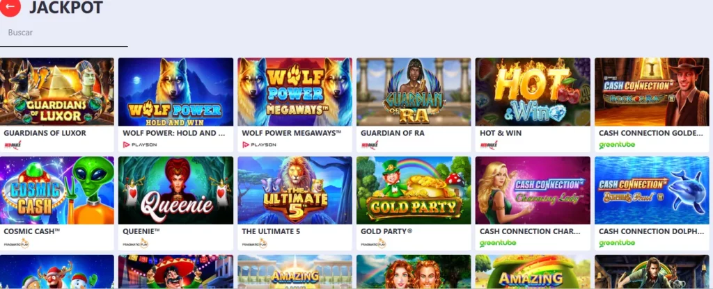 juegos de jackpot en SolCasino