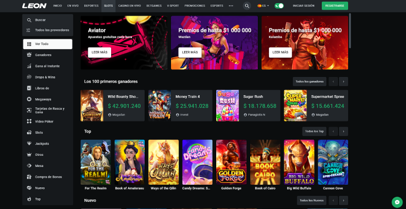 leonbet casino online chile
