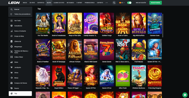 leonbet juegos de casino online
