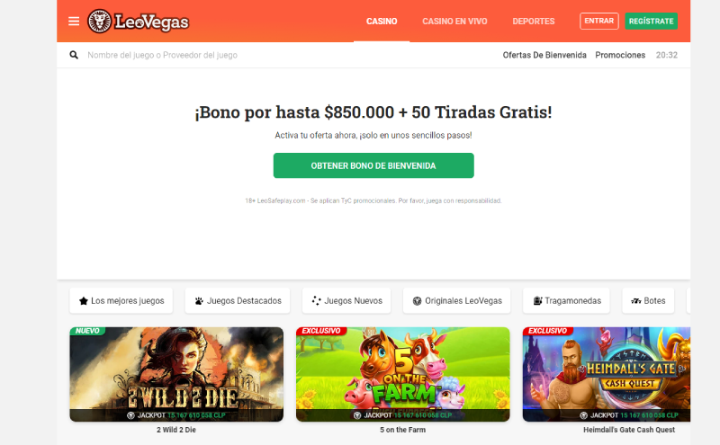 leovegas casino online en chile
