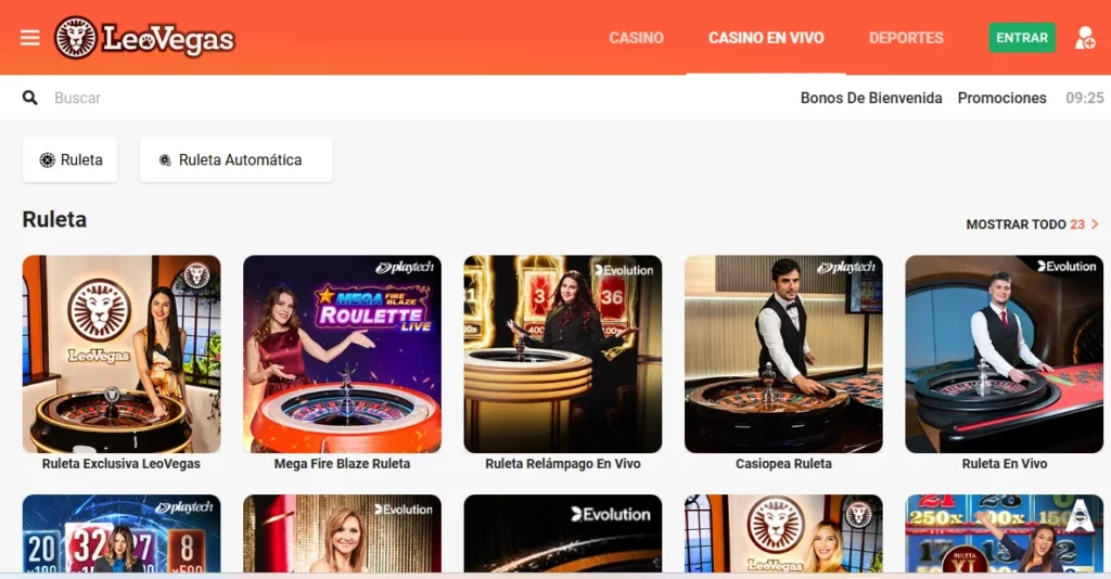 Jugar al sistema Labouchère en LeoVegas