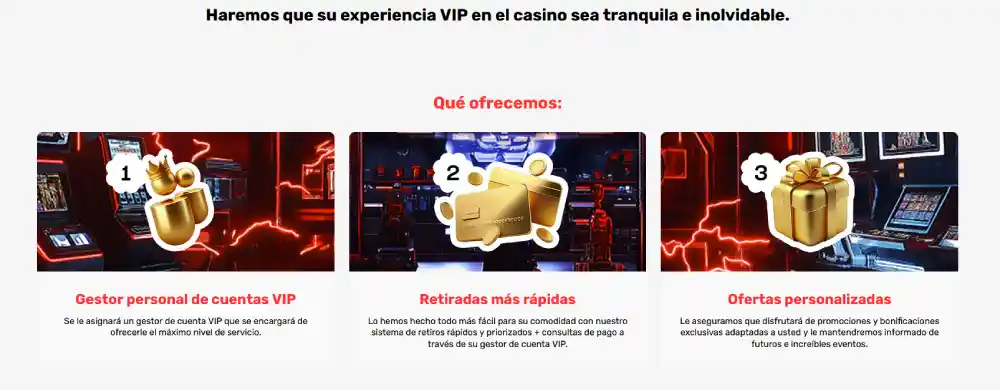 nuevos casinos online programa VIP