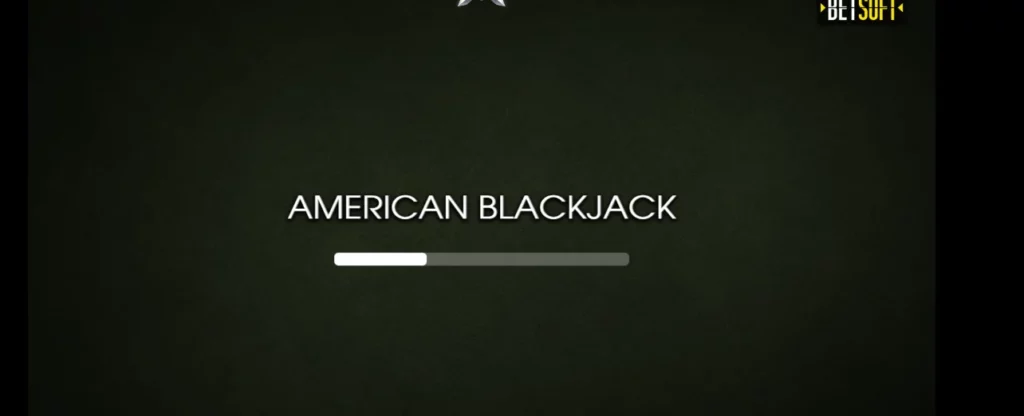 Página de carga de American Blackjack de BetSoft