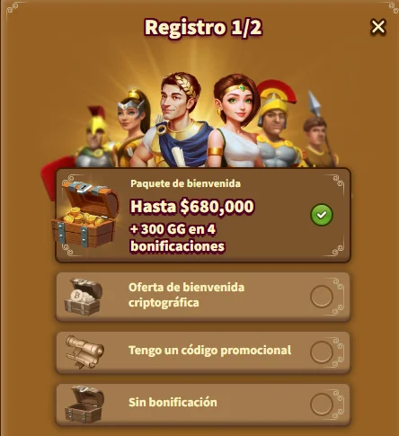 registro en MyEmpire casino 
