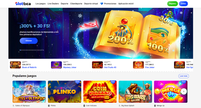 slottica casino en linea chile