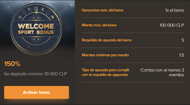 sol casino bono de bienvenida para apuestas deportivas
