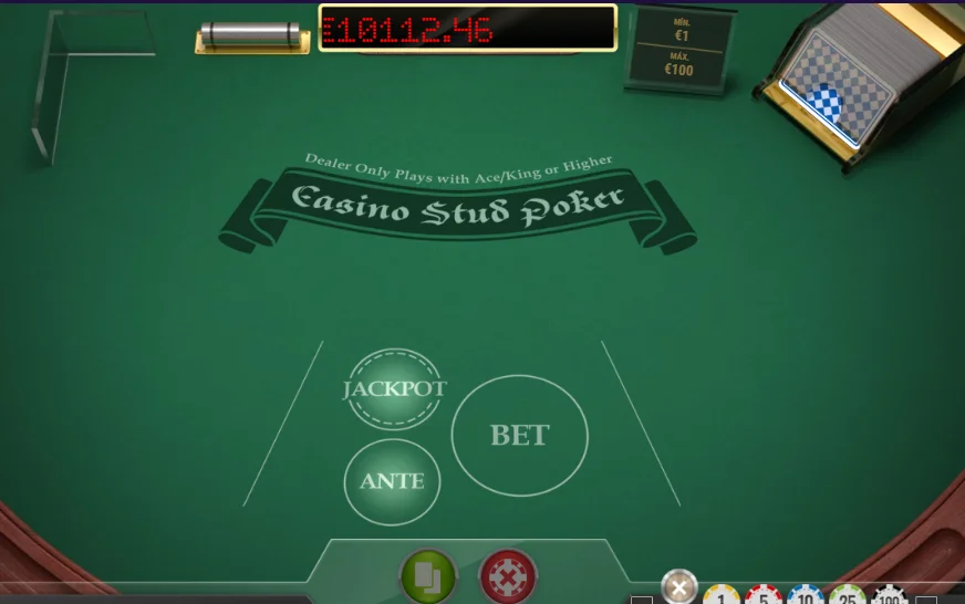 Ejemplo de juego stud poker