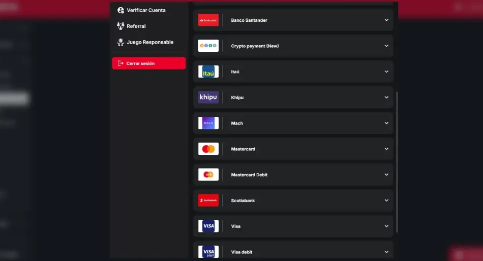 appuesta metodos de pago chile