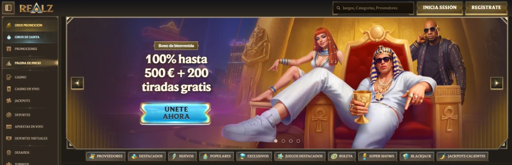 realz casino online chile