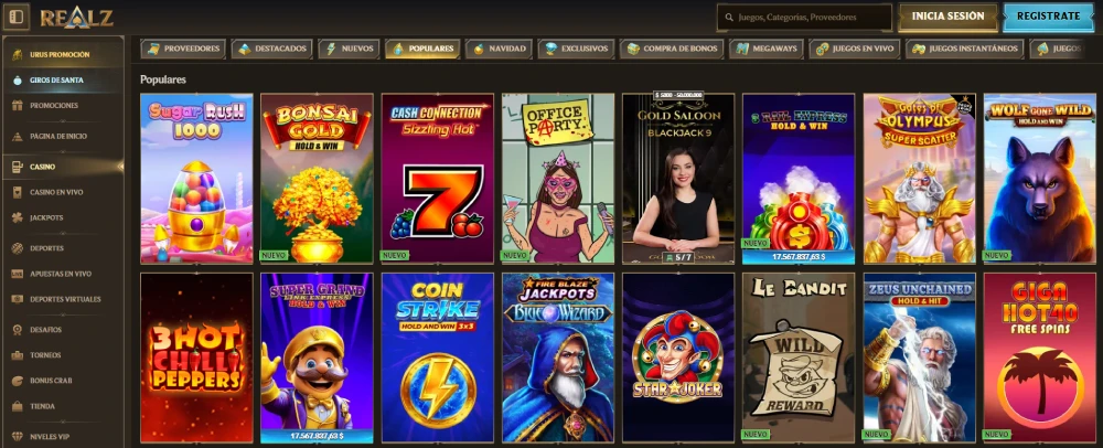 realz juegos de casino