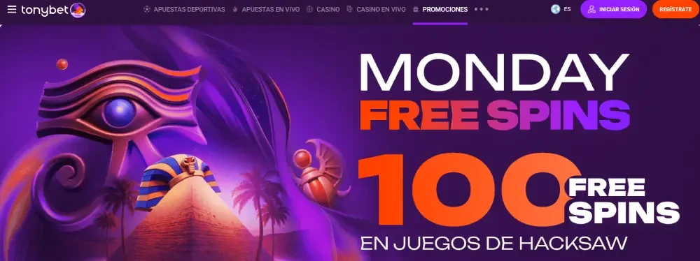 tonybet giros gratis