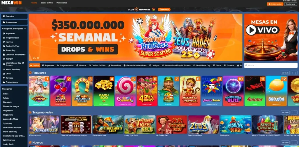 megawin casino reseña chile