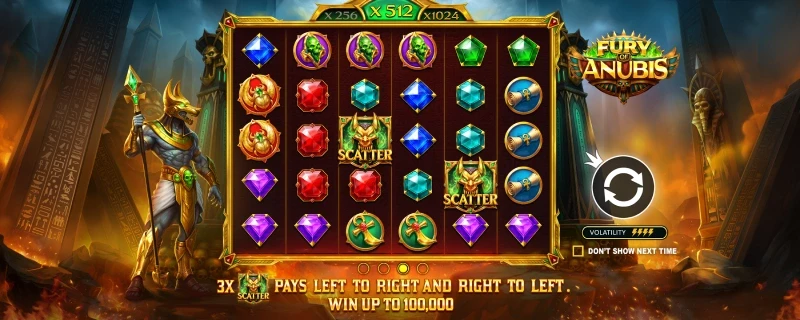 fury of anubis juego