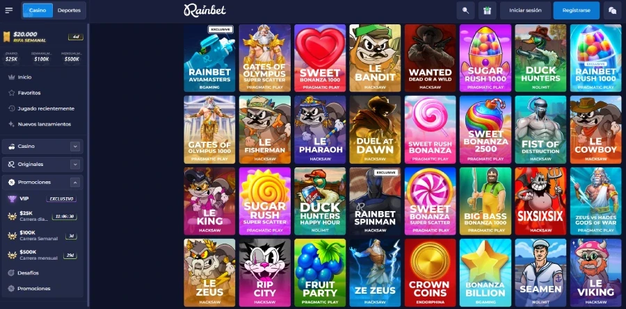 rainbet juegos